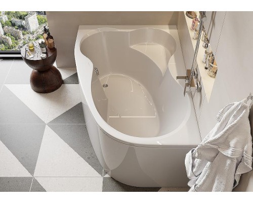 Акриловая ванна Vagnerplast Melite 160x105 L VPBA163MEL3LX-04 без гидромассажа