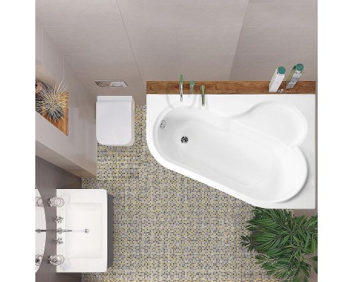 Акриловая ванна Vagnerplast Selena 147x100 R VPBA141SEL3PE-04 без гидромассажа