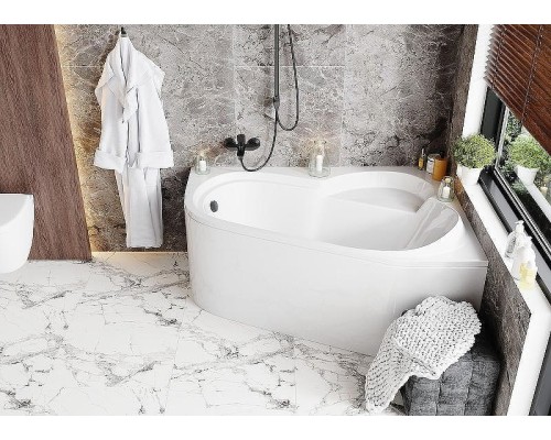 Акриловая ванна Vagnerplast Selena 147x100 R VPBA141SEL3PE-04 без гидромассажа