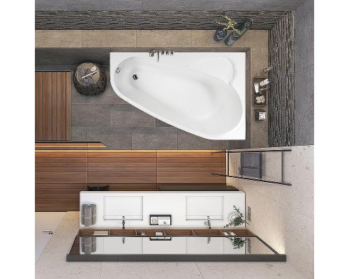 Акриловая ванна Vagnerplast Selena 160x105 R VPBA163SEL3PX-04 без гидромассажа