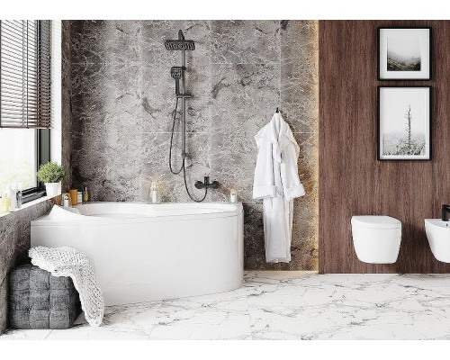 Акриловая ванна Vagnerplast Selena 147x100 L VPBA141SEL3LE-04 без гидромассажа