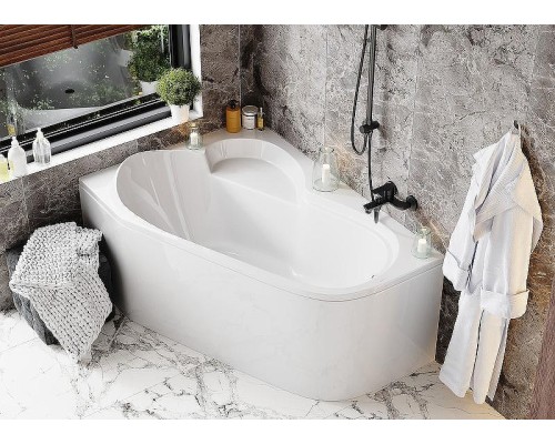 Акриловая ванна Vagnerplast Selena 147x100 L VPBA141SEL3LE-04 без гидромассажа