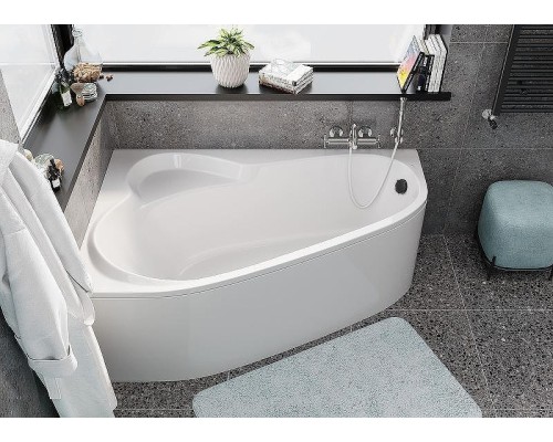 Акриловая ванна Vagnerplast Selena 160x105 L VPBA163SEL3LX-04 без гидромассажа