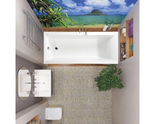 Акриловая ванна Vagnerplast Veronela 170x75 без гидромассажа