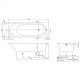 Квариловая ванна Villeroy&Boch Oberon 2.0 180x80 UBQ181OBR2DV-01 цвет Альпийский белый