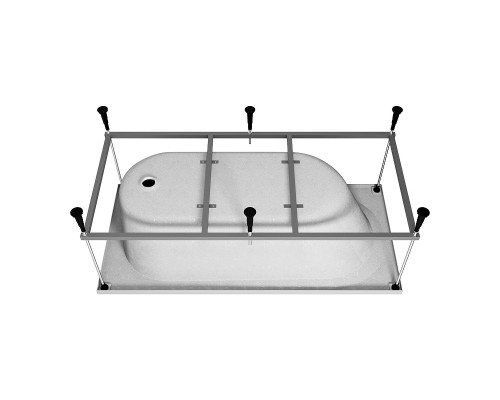 Акриловая ванна Vincea 170х70 VBT-2B170-FR цвет Белый