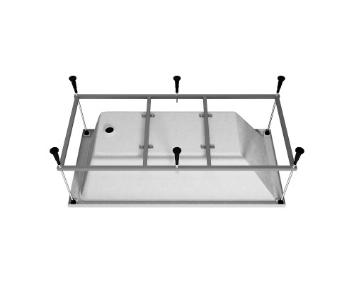 Акриловая ванна Vincea 150х70 VBT-2G150-FR цвет Белый