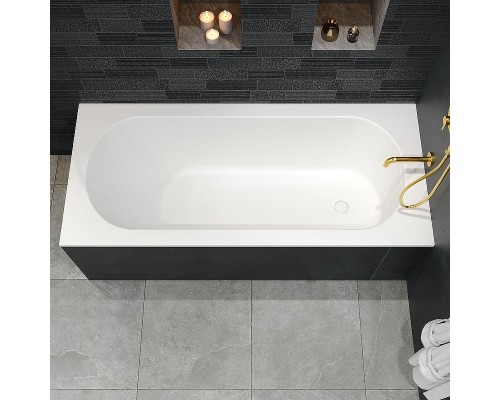 Ванна из искусственного камня Whitecross Gin 170x75 0217.170075.200 Белая матовая без гидромассажа