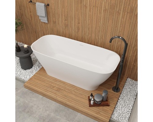 Ванна из искусственного камня Whitecross Clover 170x72 0220.170072.200 цвет Белый матовый