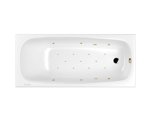 Акриловая ванна Whitecross Layla Slim 170x75 0122.170075.100.RELAX.GL с гидромассажем