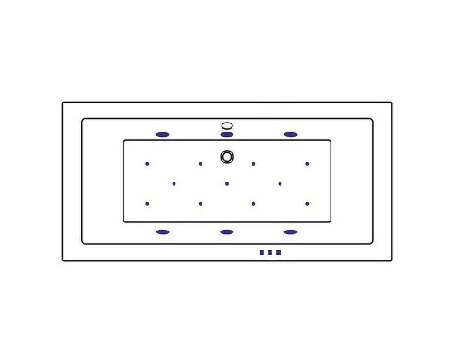 Акриловая ванна Whitecross Savia Duo 170x80 0103.170080.100.RELAX.GL с гидромассажем