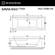 Акриловая ванна Whitecross Savia Duo 170x80 0103.170080.100.SMART.CR с гидромассажем