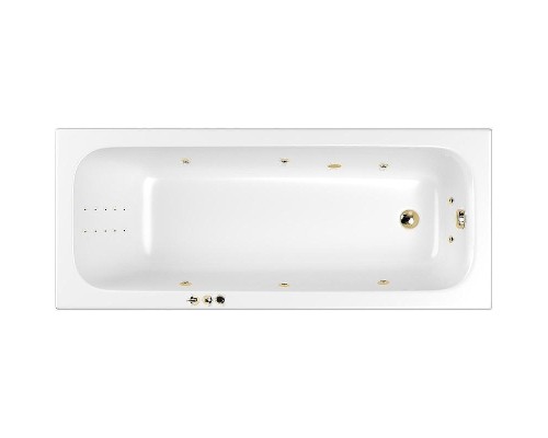 Акриловая ванна Whitecross Vibe 170x70 0105.170070.100.SMARTNANO.GL с гидромассажем