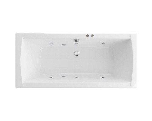 Акриловая ванна Whitecross Wave 170x75 0101.170075.100.SOFT.GL с гидромассажем