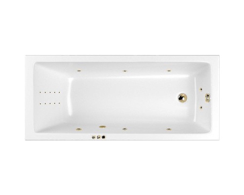 Акриловая ванна Whitecross Wave 160x80 0101.160080.100.SMARTNANO.GL с гидромассажем