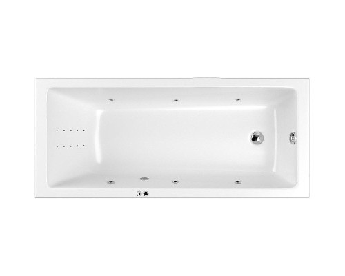 Акриловая ванна Whitecross Wave Slim 150x70 0111.150070.100.LINENANO.CR с гидромассажем