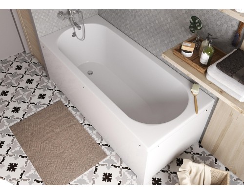 Ванна из искусственного камня Эстет Честер 180х80 ФР-00014428 цвет Белый