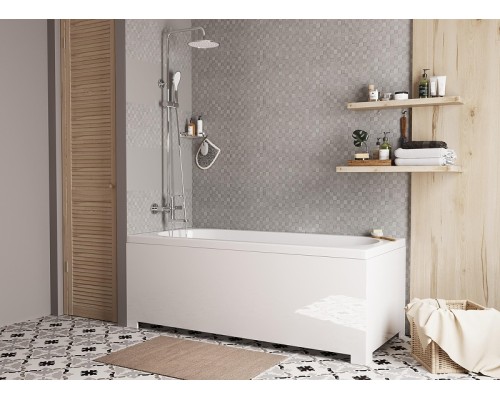 Ванна из искусственного камня Эстет Честер 180х80 ФР-00014626 цвет Белый матовый