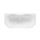 Ванна из искусственного камня Эстет Лира 170х80 ФР-00014538 цвет Белый матовый