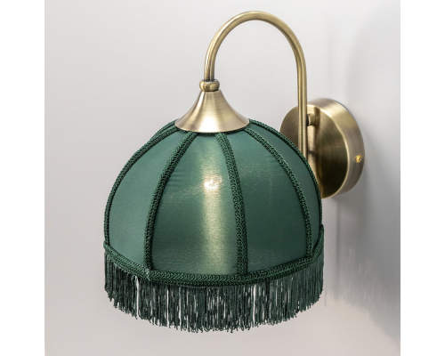 Citilux Базель CL407312 Бра с зелёным абажуром и выключателем