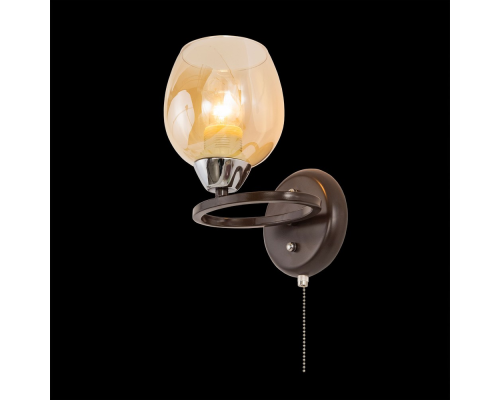 Citilux Элвин CL107315 Бра с выключателем Венге Хром