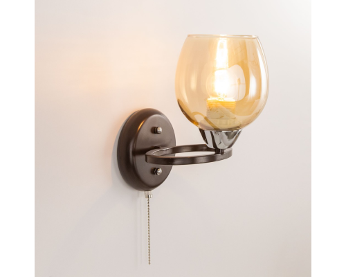 Citilux Элвин CL107315 Бра с выключателем Венге Хром