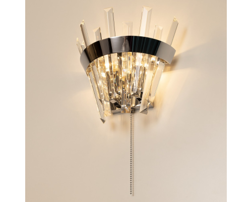 Citilux Вестерос CL307310 Бра хрустальное с выключателем Хром