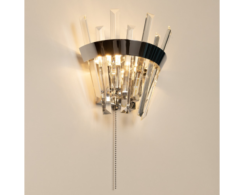 Citilux Вестерос CL307310 Бра хрустальное с выключателем Хром