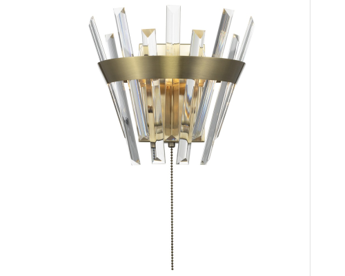 Citilux Вестерос CL307313 Бра хрустальное с выключателем Бронза