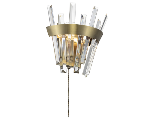 Citilux Вестерос CL307313 Бра хрустальное с выключателем Бронза