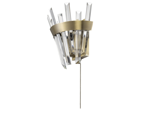 Citilux Вестерос CL307313 Бра хрустальное с выключателем Бронза