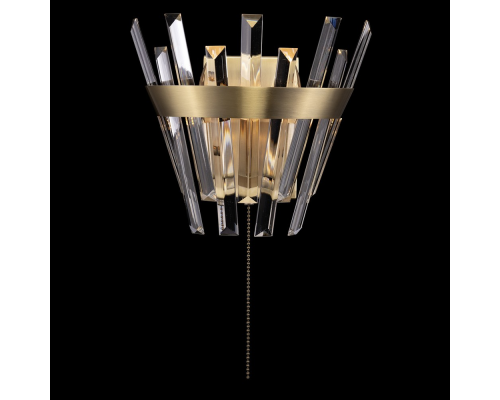 Citilux Вестерос CL307313 Бра хрустальное с выключателем Бронза