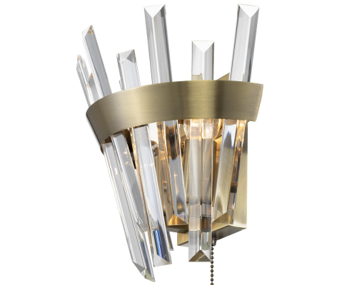 Citilux Вестерос CL307313 Бра хрустальное с выключателем Бронза