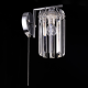 Citilux AXIS CL313411 Бра хрустальное с выключателем Хром