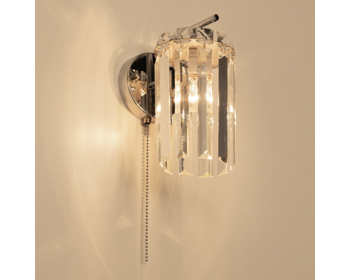 Citilux AXIS CL313411 Бра хрустальное с выключателем Хром