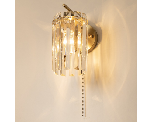 Citilux AXIS CL313413 Бра хрустальное с выключателем Бронза