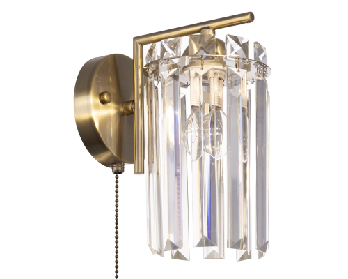 Citilux AXIS CL313413 Бра хрустальное с выключателем Бронза