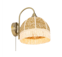 Citilux Базель CL407315 Бра с абажуром Вышивка и выключателем