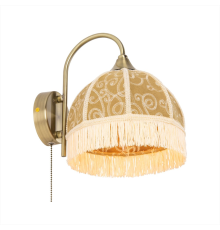 Citilux Базель CL407315 Бра с абажуром Вышивка и выключателем