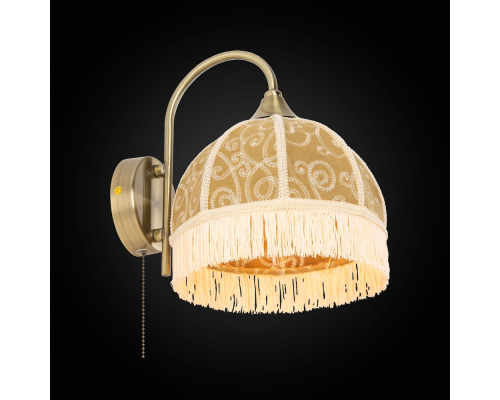 Citilux Базель CL407315 Бра с абажуром Вышивка и выключателем