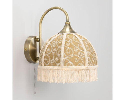 Citilux Базель CL407315 Бра с абажуром Вышивка и выключателем