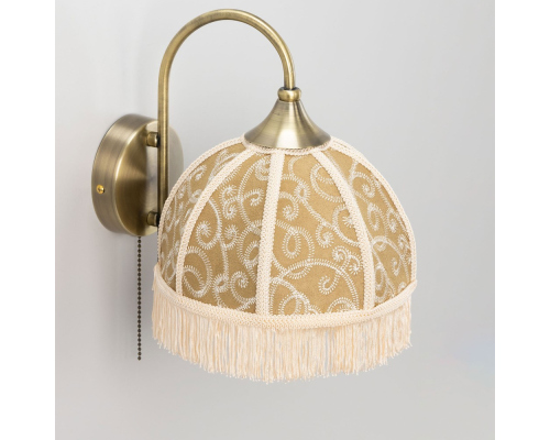 Citilux Базель CL407315 Бра с абажуром Вышивка и выключателем