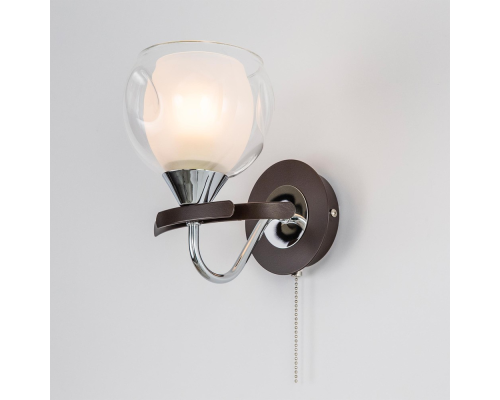 Citilux Остин CL115315 Бра с выключателем Венге Хром