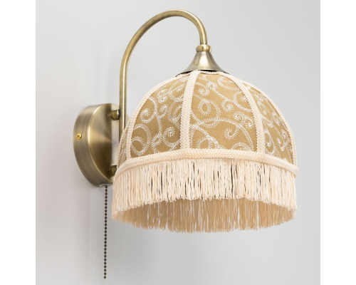 Citilux Базель CL407315 Бра с абажуром Вышивка и выключателем
