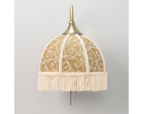 Citilux Базель CL407315 Бра с абажуром Вышивка и выключателем