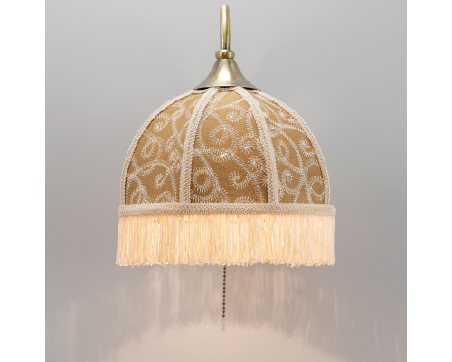 Citilux Базель CL407315 Бра с абажуром Вышивка и выключателем