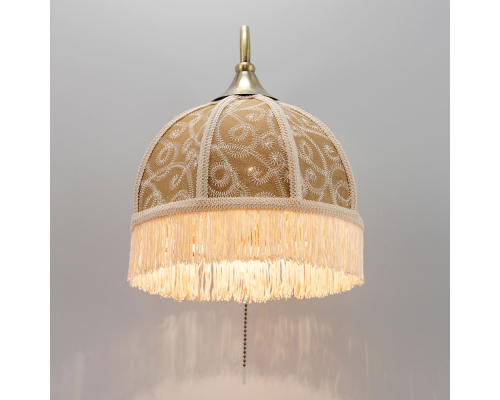 Citilux Базель CL407315 Бра с абажуром Вышивка и выключателем