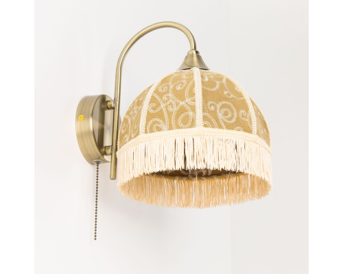 Citilux Базель CL407315 Бра с абажуром Вышивка и выключателем