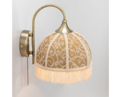 Citilux Базель CL407315 Бра с абажуром Вышивка и выключателем