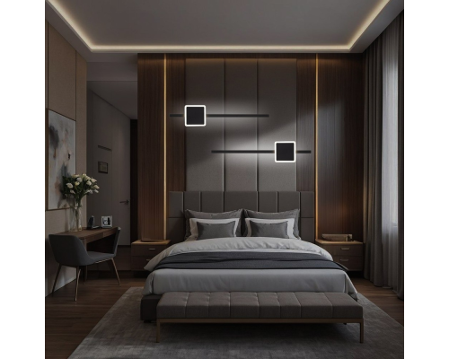 Citilux Стиг CL203411 Бра светодиодное с выключателем Чёрное